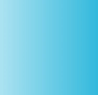 A gradient of blue and white in the shape of rectangle displays a written testimony 