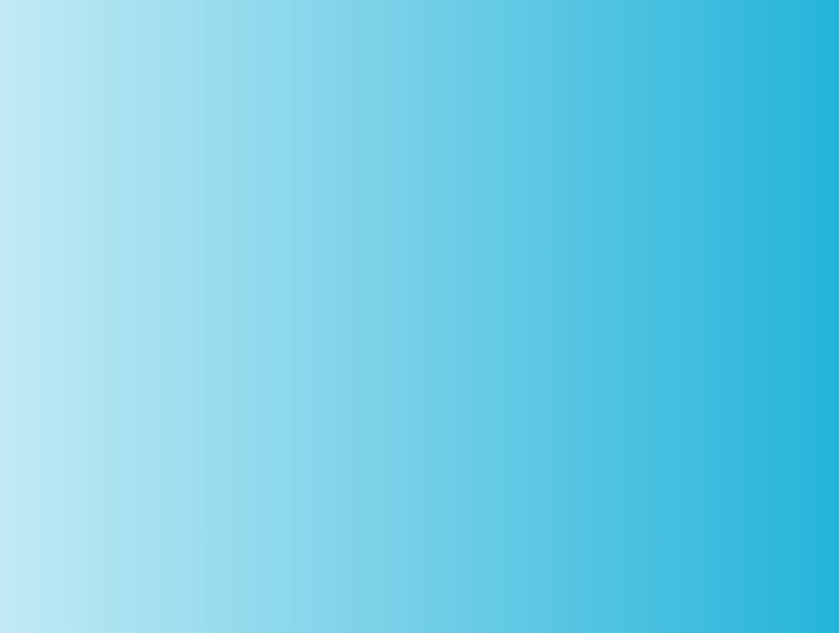 A gradient of blue and white in the shape of rectangle displays a written testimony 